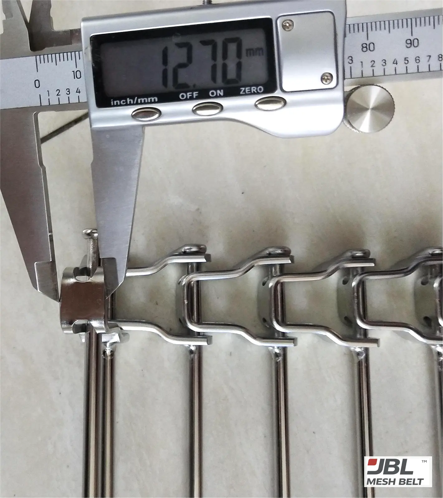 Sample link height: 12.70 mm
