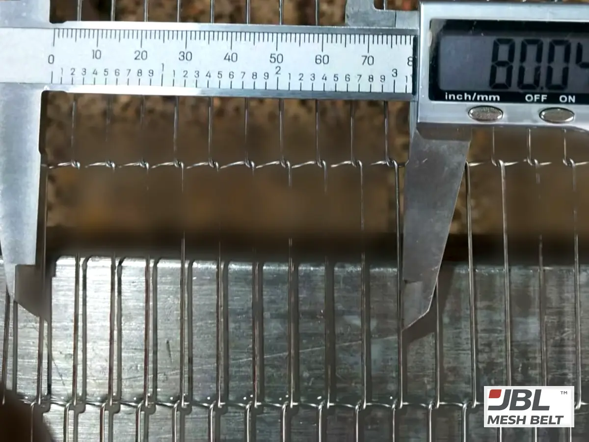 Ten pitches: 80.04 mm