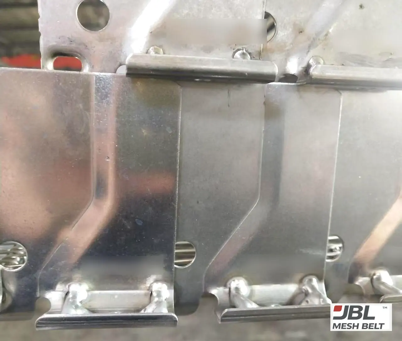 Original side plates (top) and new side plates (bottom)