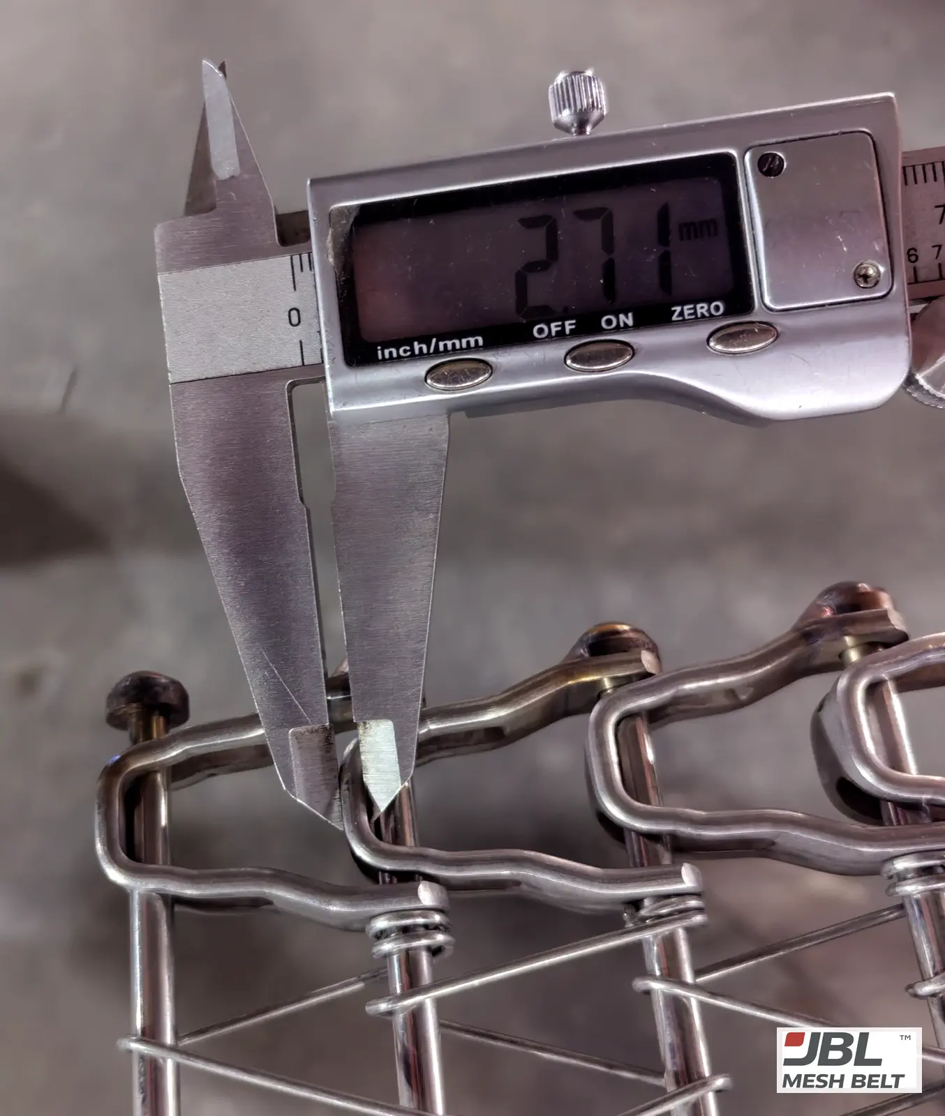Trial run link thickness: 2.71 mm
