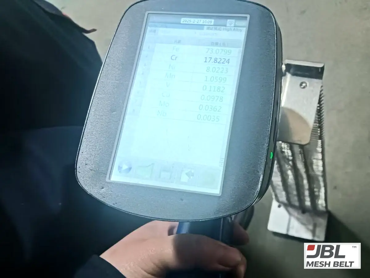 Material checked against the customer's original