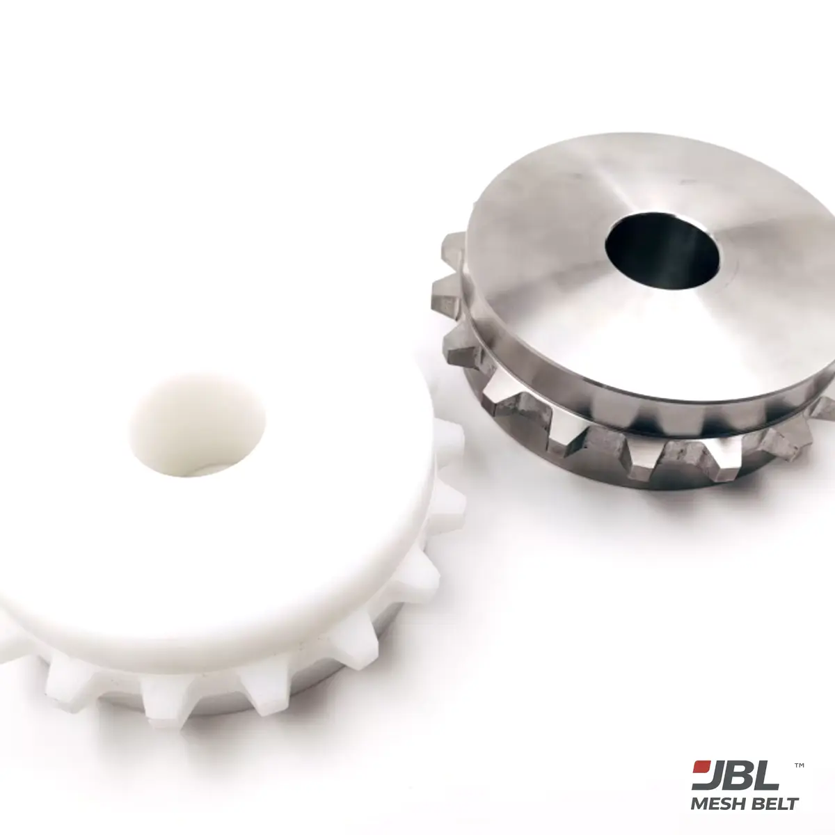 Plastic sprocket at the final inspection gate