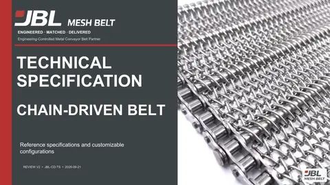 Chain-Driven Belt Technical Specification cover