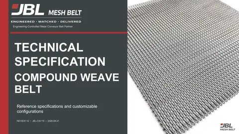 Compound Weave Belt Technical Specification cover