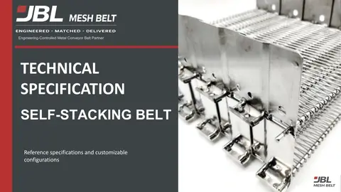 Self-Stacking Belt Technical Specification cover