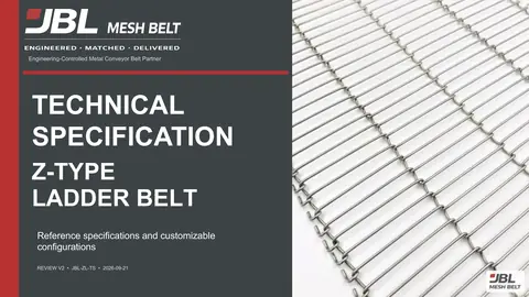 Z-Type Ladder Belt Technical Specification cover